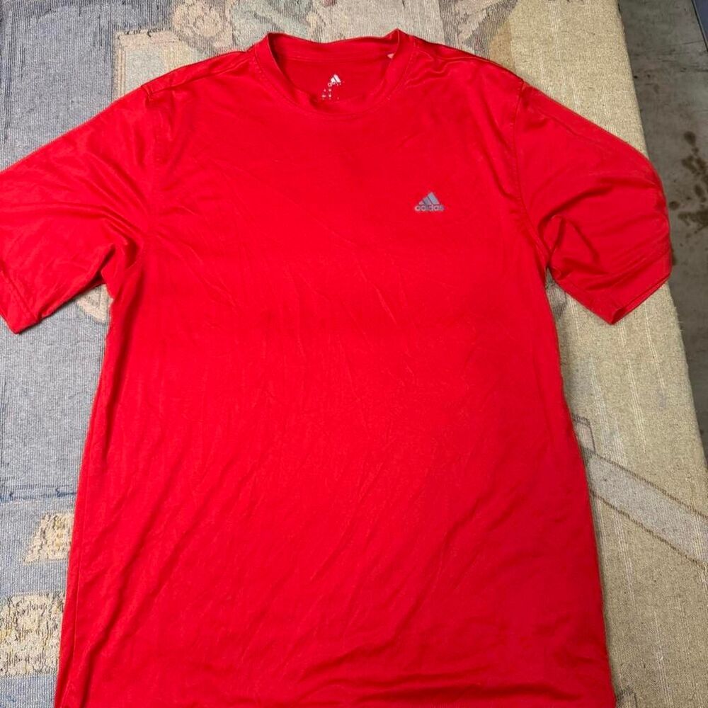 Adidas Men's Red T-shirt